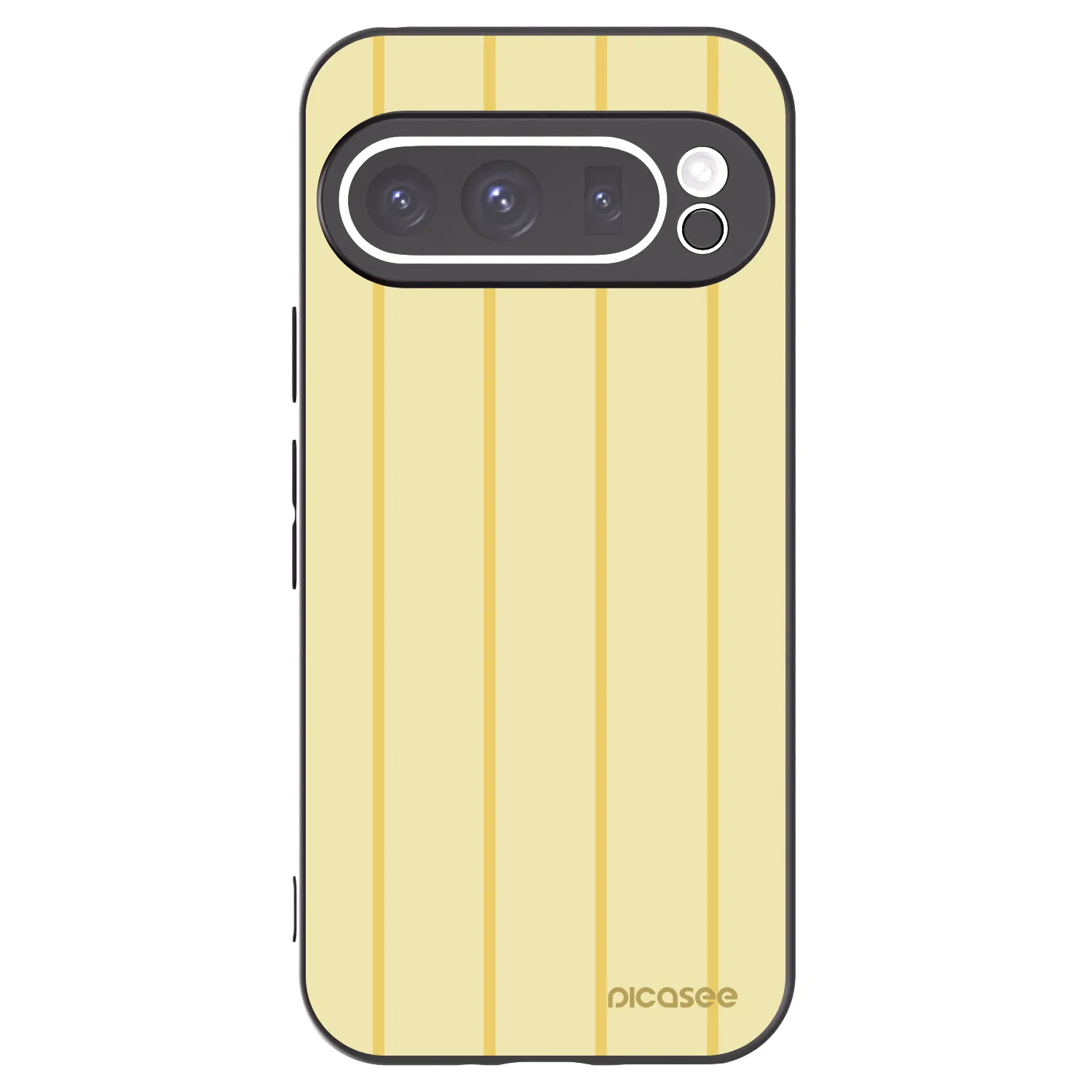 Picasee silikonowe czarne etui na Google Pixel 9 Pro - Liquid sunshine
