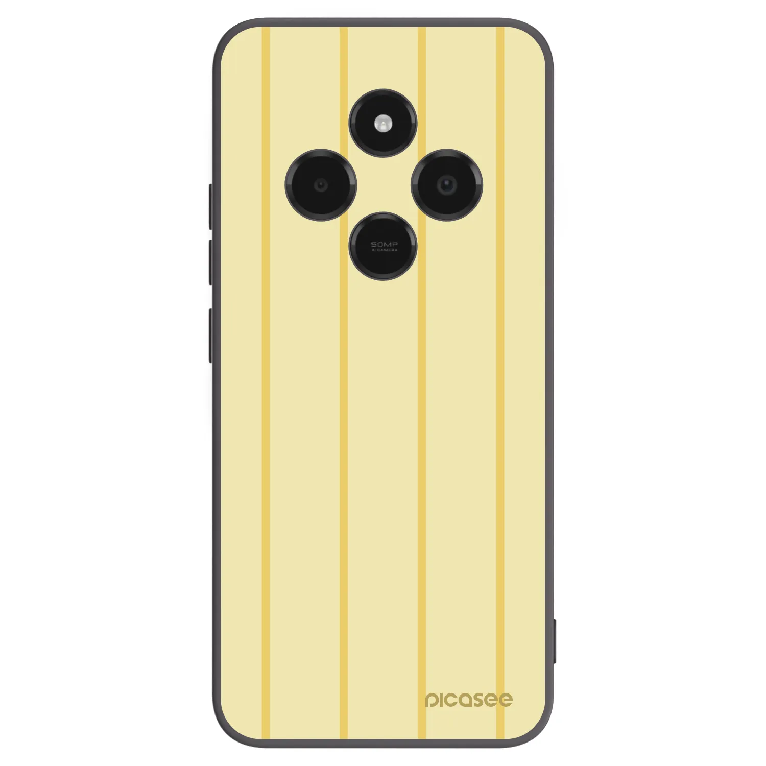 Picasee silikonowe czarne etui na Xiaomi Poco C75 - Liquid sunshine