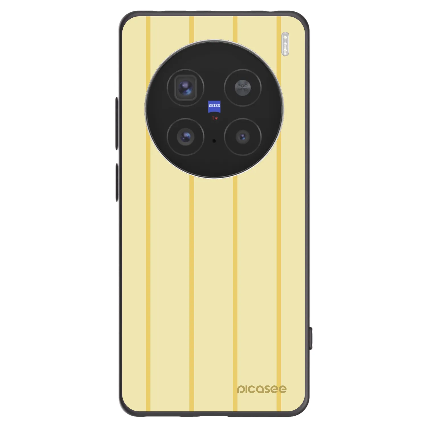 Picasee silikonowe czarne etui na Vivo X200 Pro - Liquid sunshine