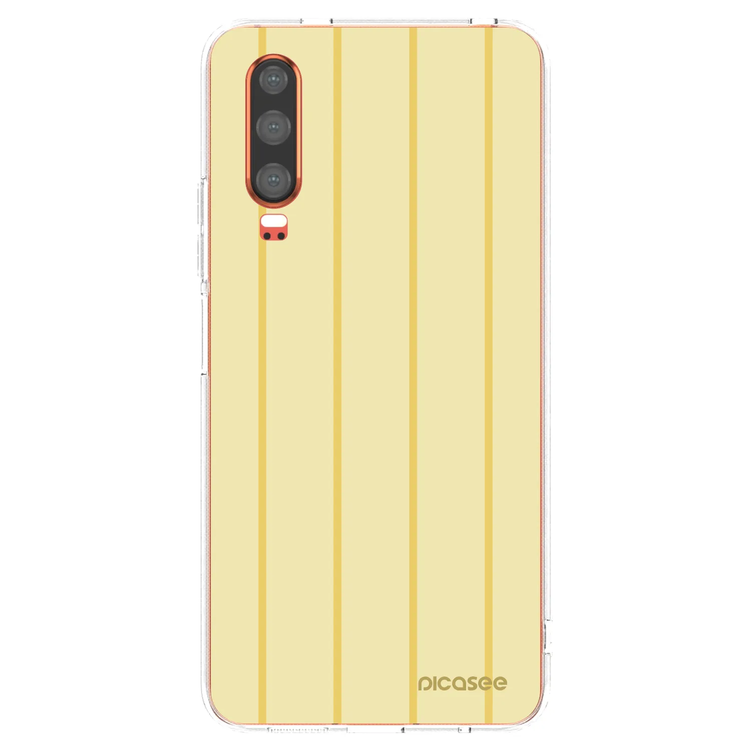 Picasee silikonowe przeźroczyste etui na Huawei P30 - Liquid sunshine