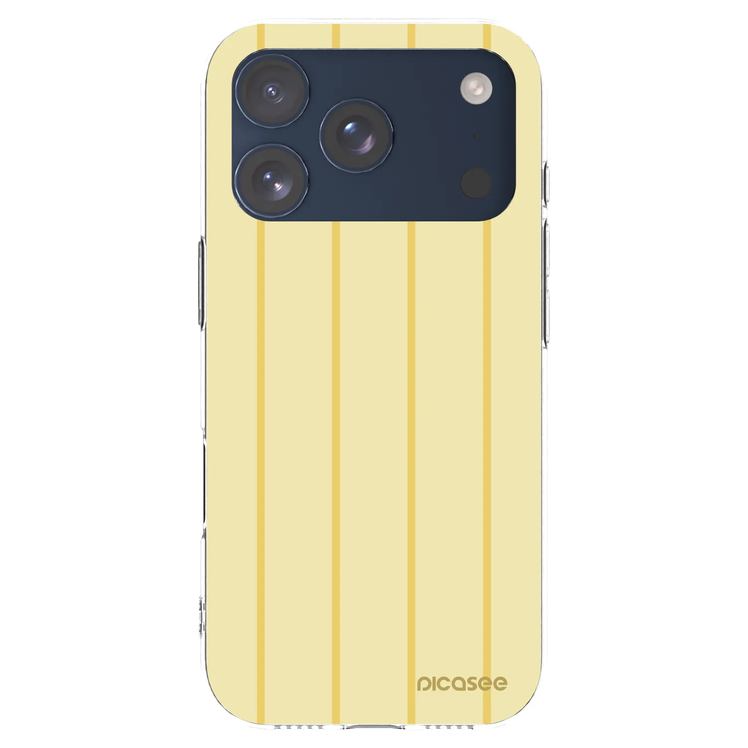 Picasee silikonowe przeźroczyste etui na Apple iPhone 17 Pro - Liquid sunshine