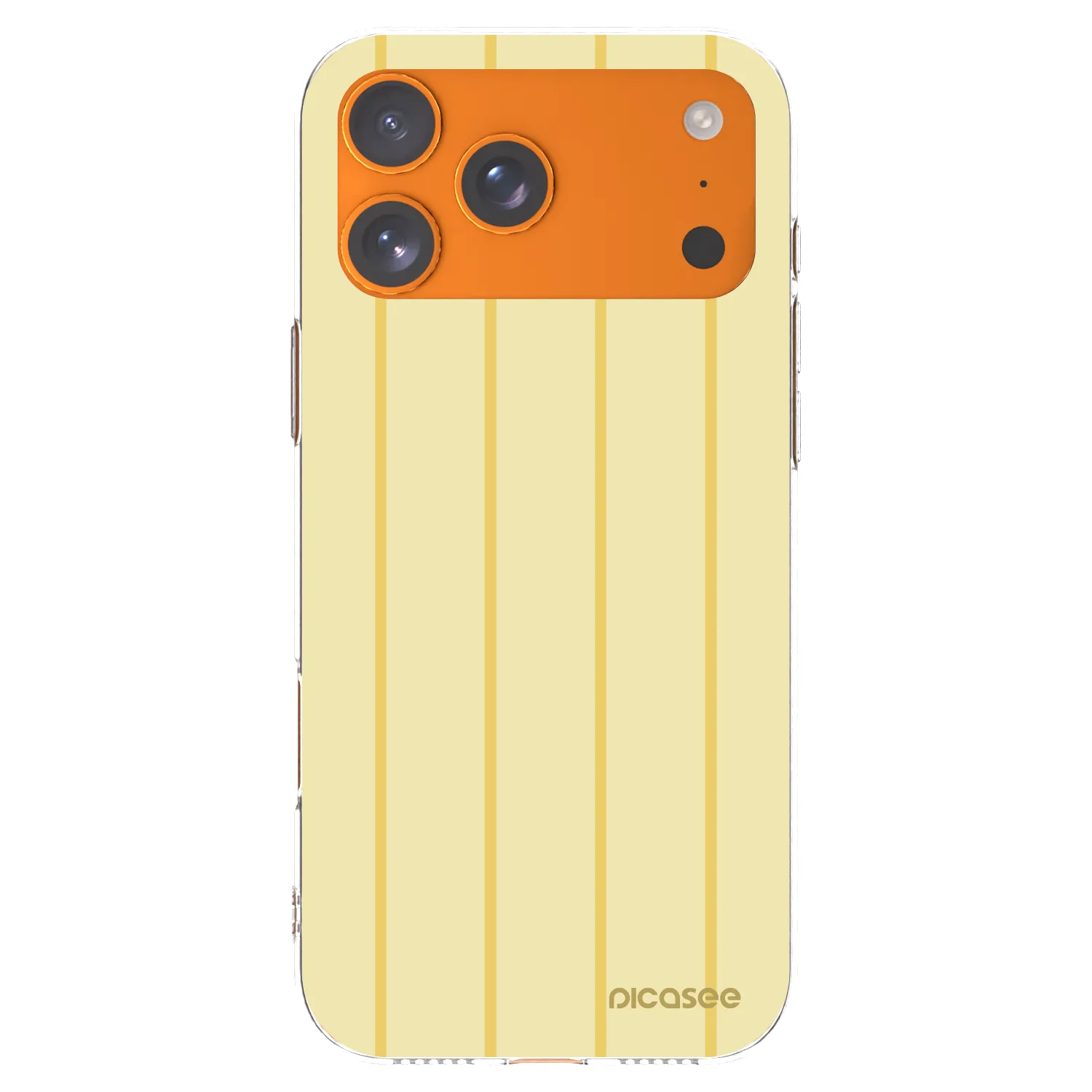 Picasee silikonowe przeźroczyste etui na Apple iPhone 17 Pro Max - Liquid sunshine