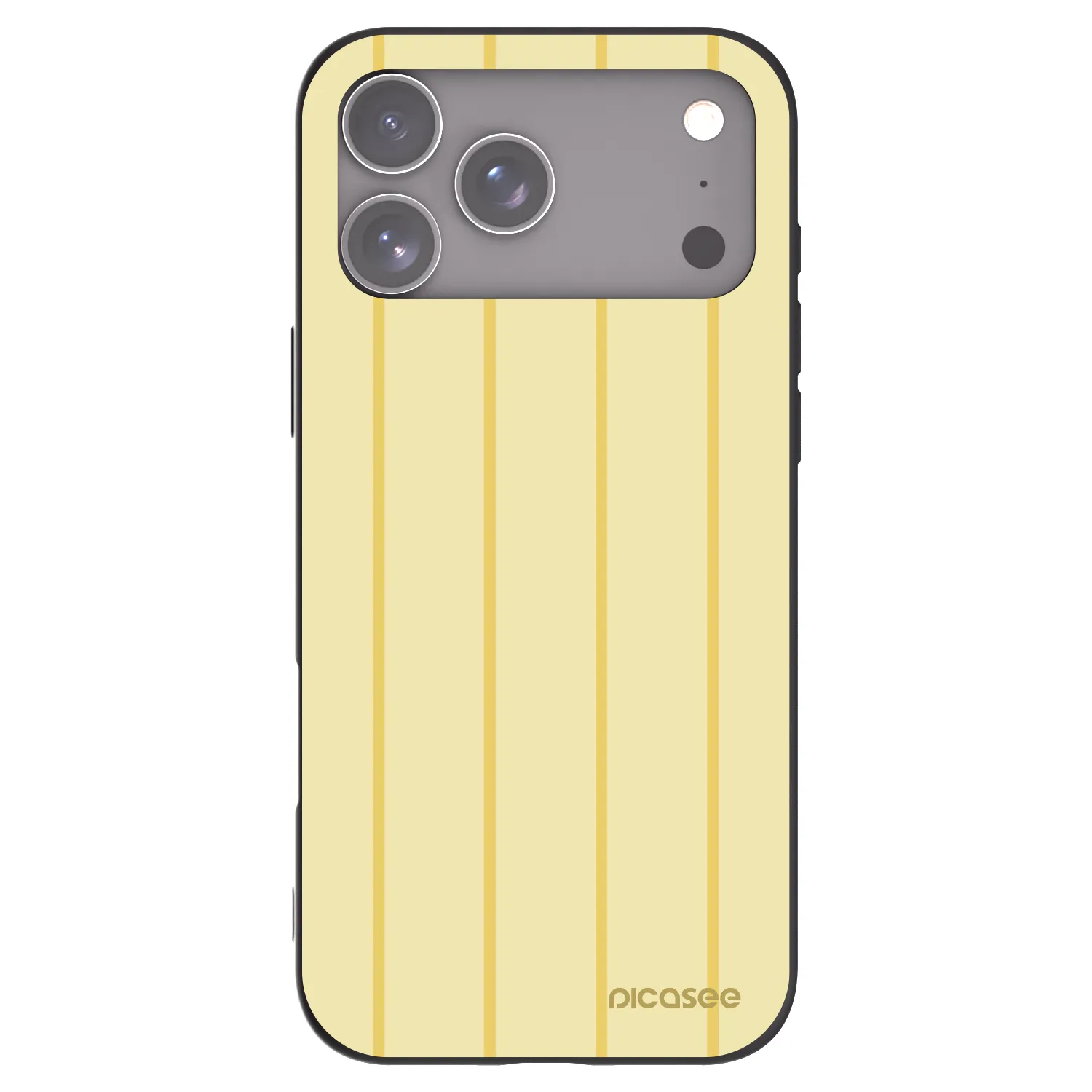 Picasee silikonowe czarne etui na Apple iPhone 17 Pro Max - Liquid sunshine