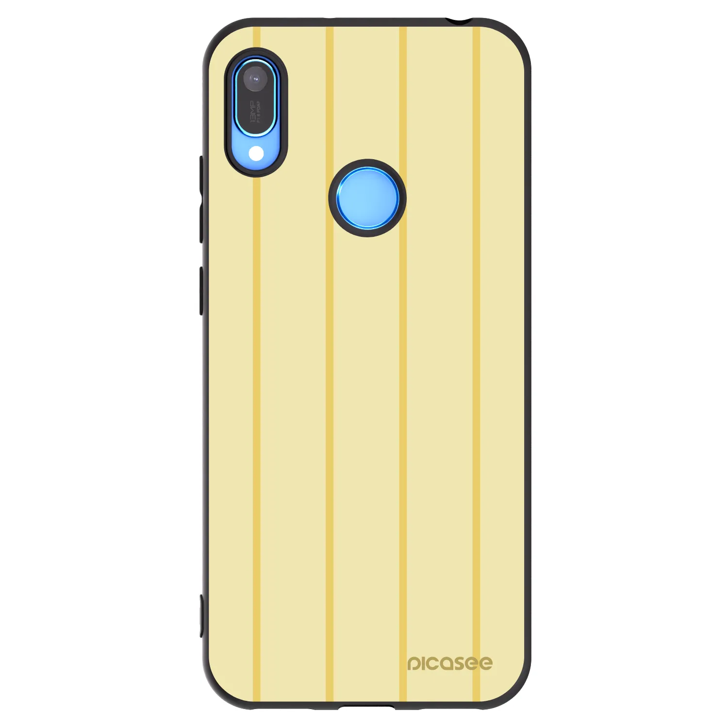 Picasee silikonowe czarne etui na Huawei Y6 2019 - Liquid sunshine