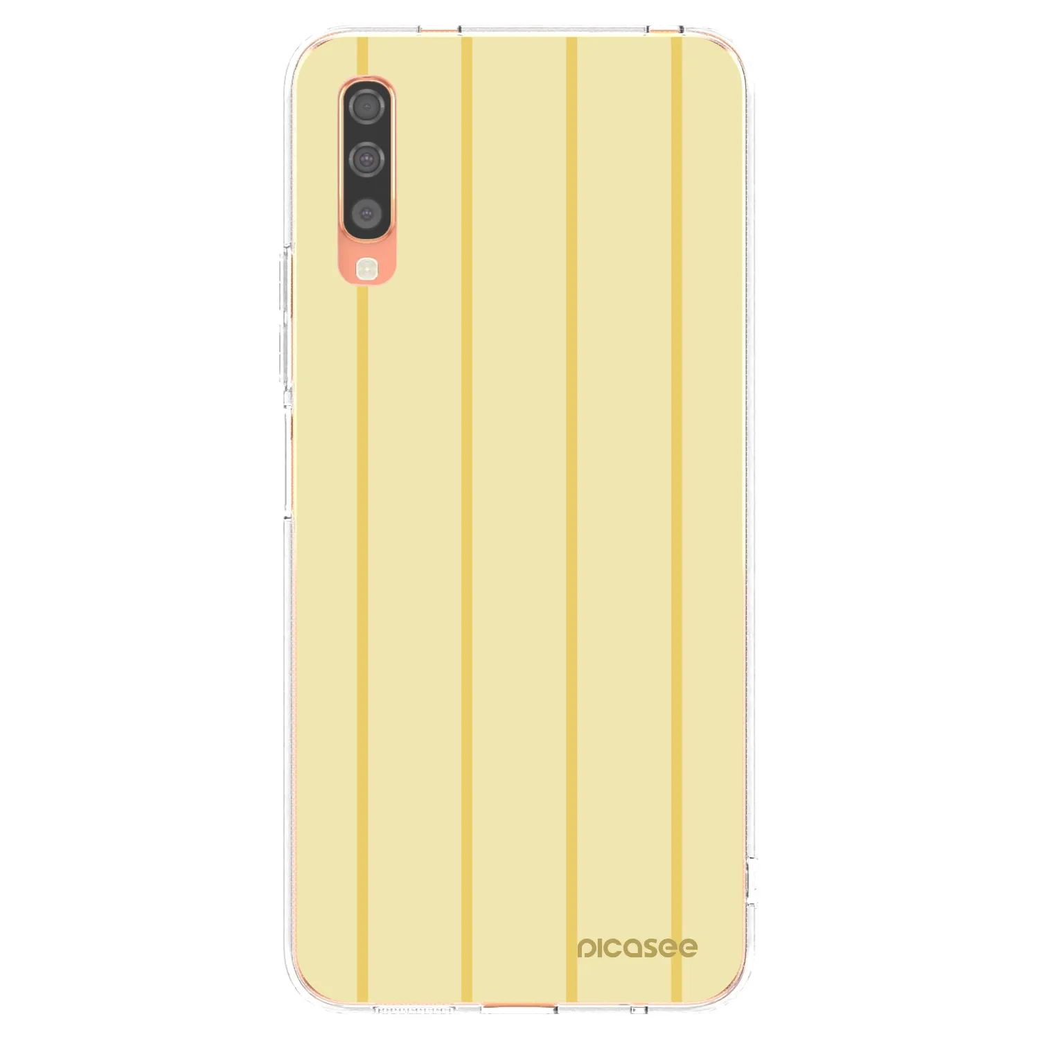 Picasee silikonowe przeźroczyste etui na Samsung Galaxy A70 A705F - Liquid sunshine