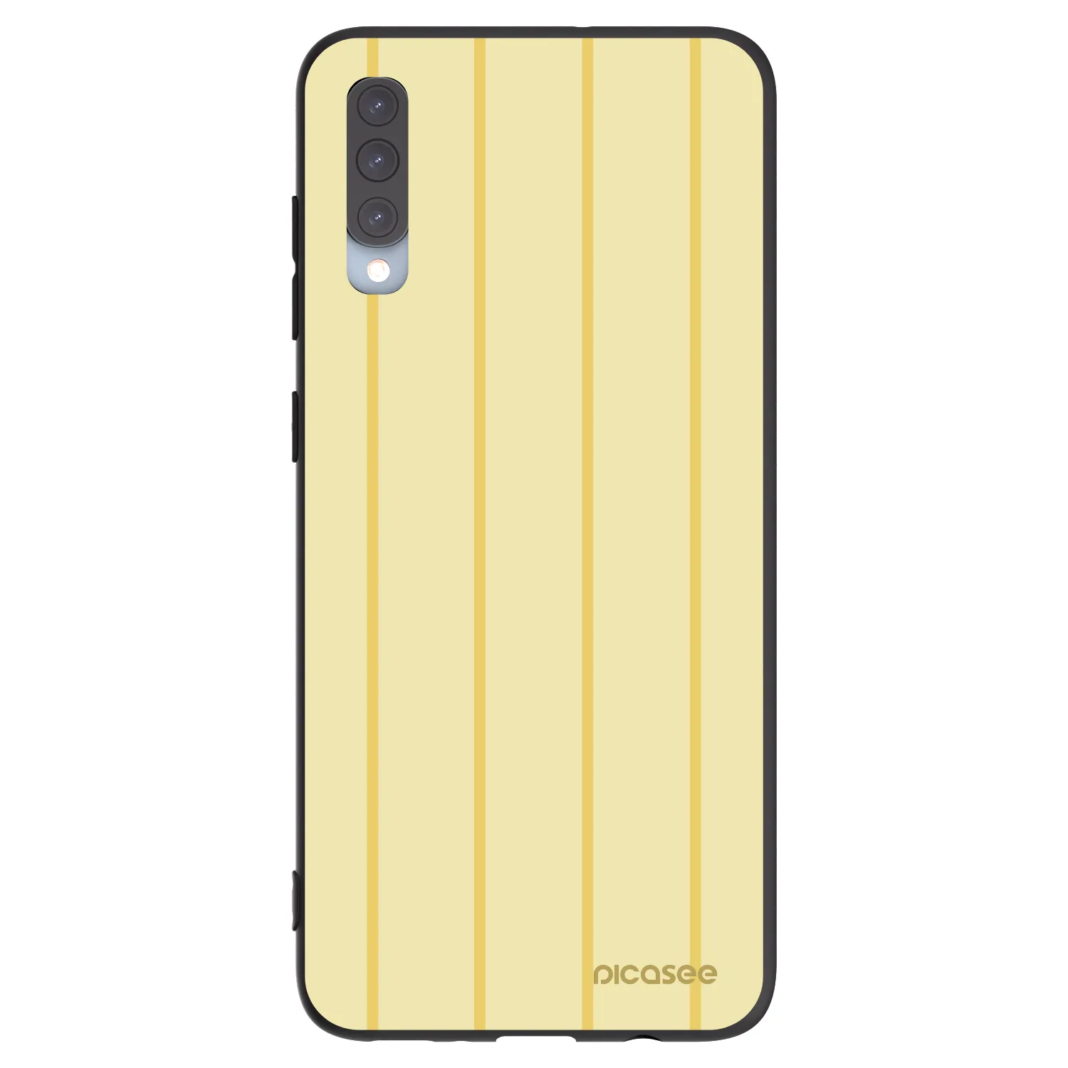 Picasee silikonowe czarne etui na Samsung Galaxy A70 A705F - Liquid sunshine