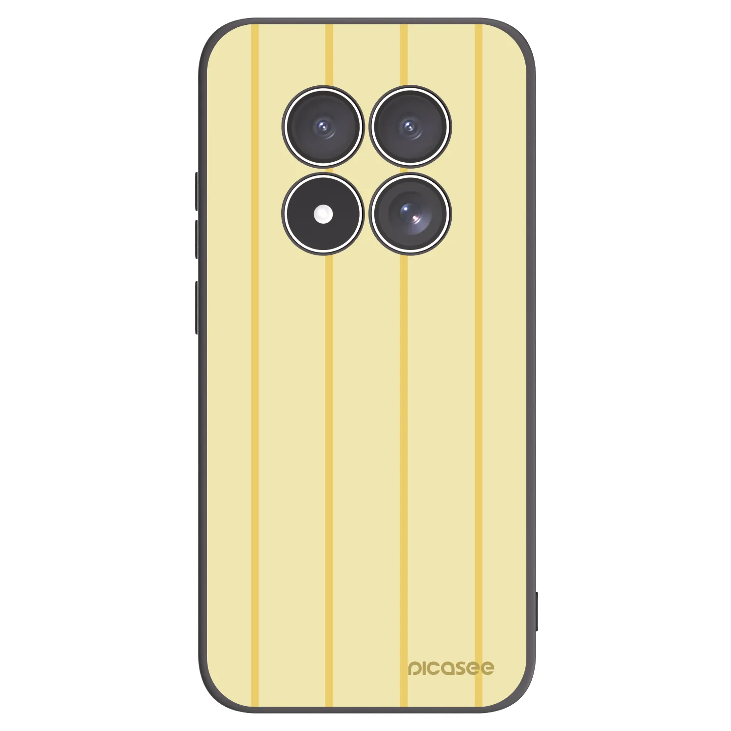 Picasee silikonowe czarne etui na Xiaomi Redmi Note 15 Pro 4G - Liquid sunshine