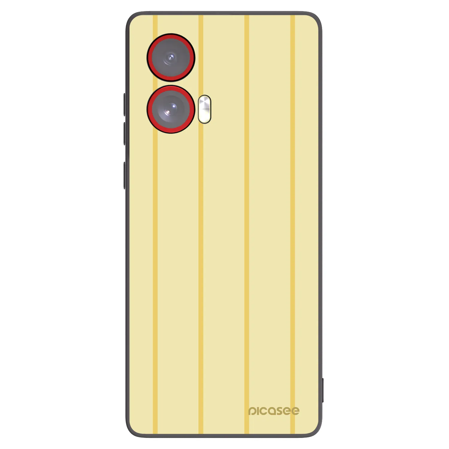 Picasee silikonowe czarne etui na Motorola Edge 50 Fusion - Liquid sunshine