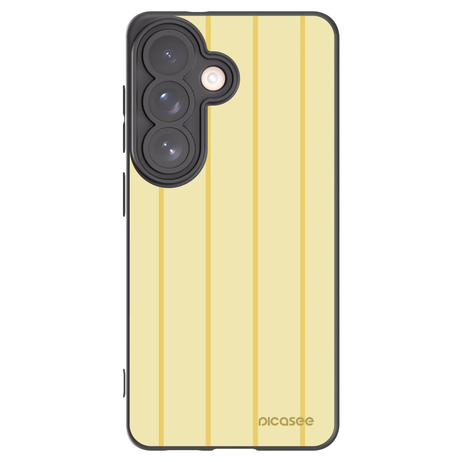 Picasee silikonowe czarne etui na Samsung Galaxy S26 - Liquid sunshine