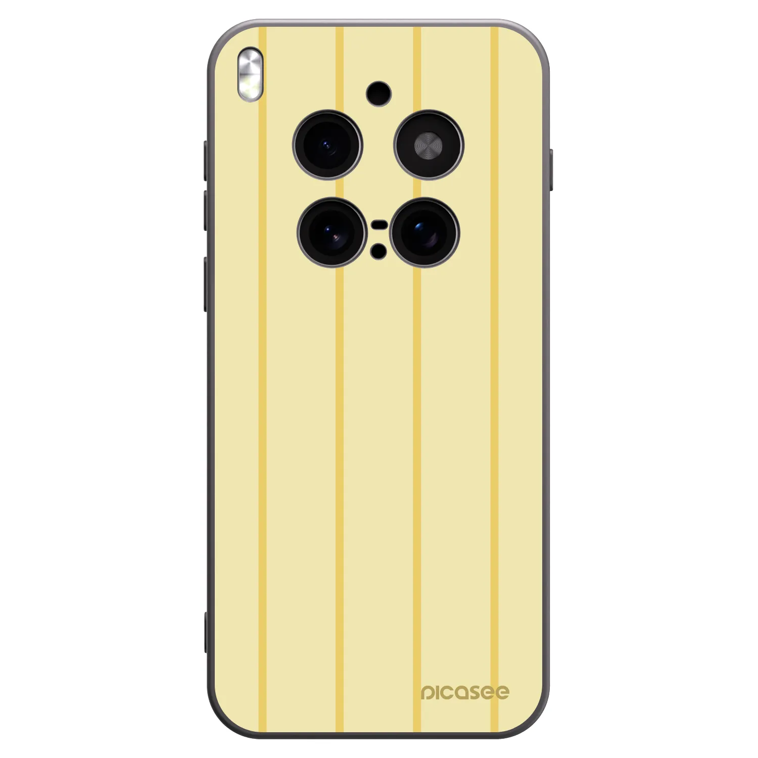 Picasee silikonowe czarne etui na Vivo X300 Pro - Liquid sunshine