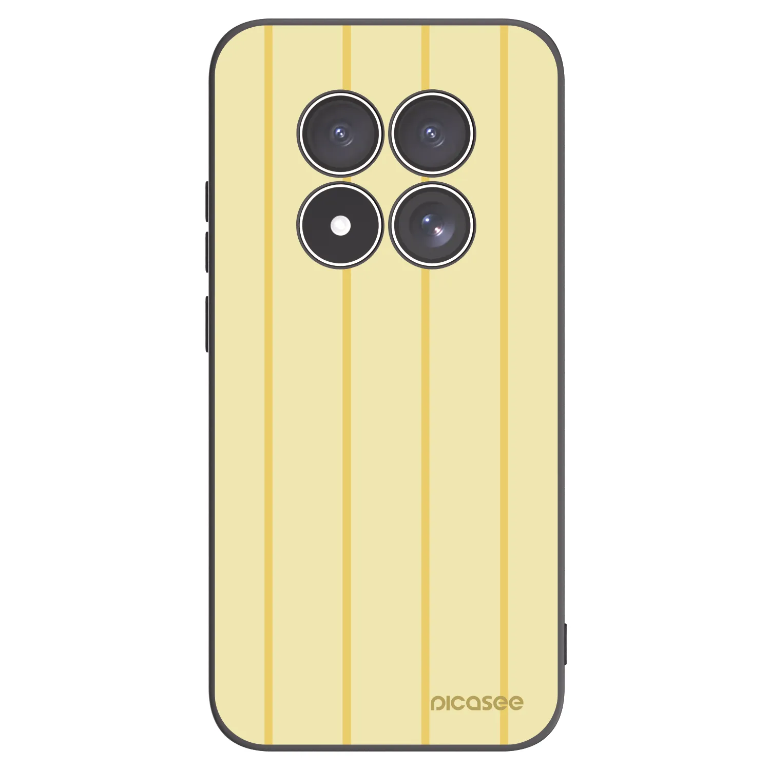 Picasee silikonowe czarne etui na Xiaomi Redmi Note 15 Pro 5G - Liquid sunshine