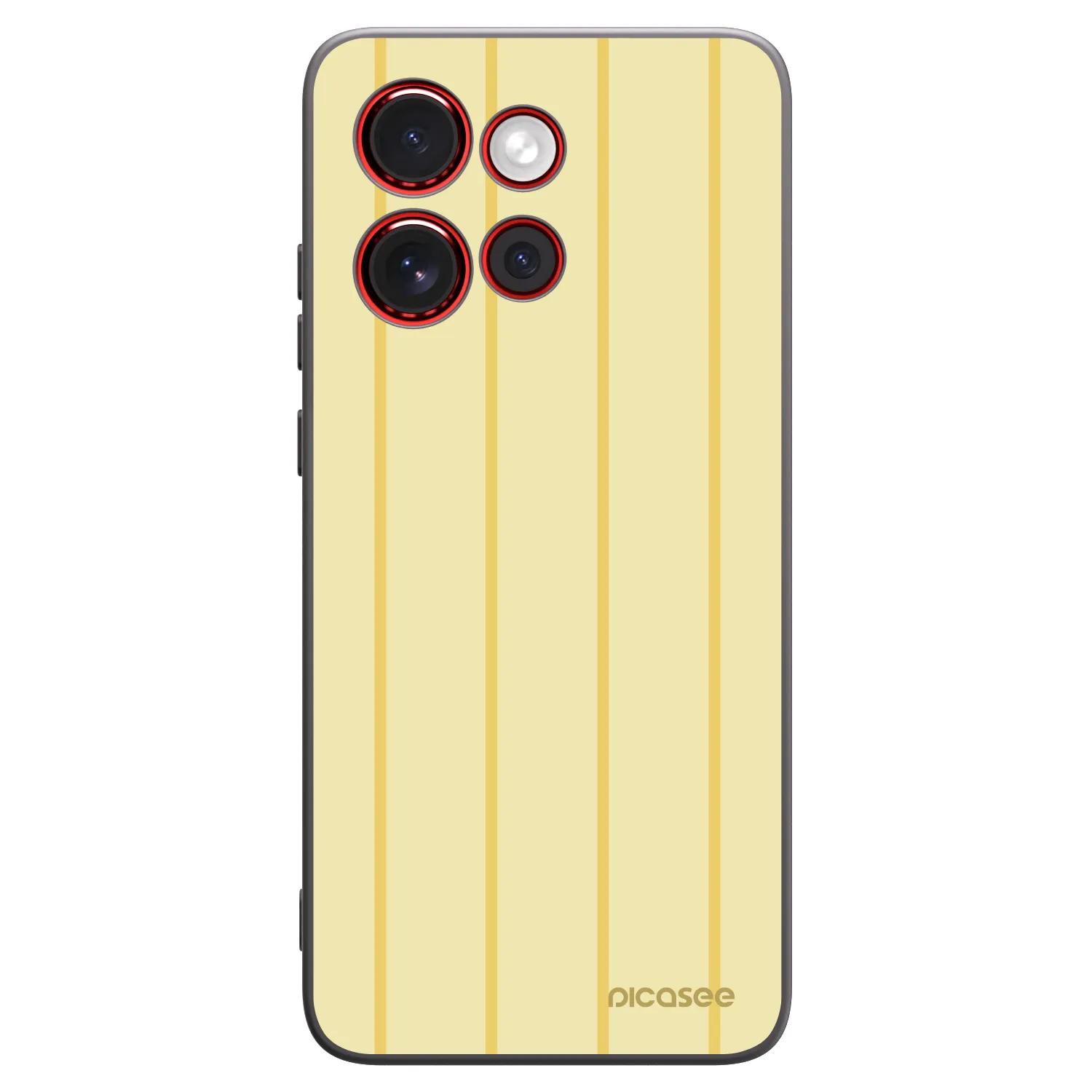 Picasee silikonowe czarne etui na Motorola Edge 60 Neo 5G - Liquid sunshine