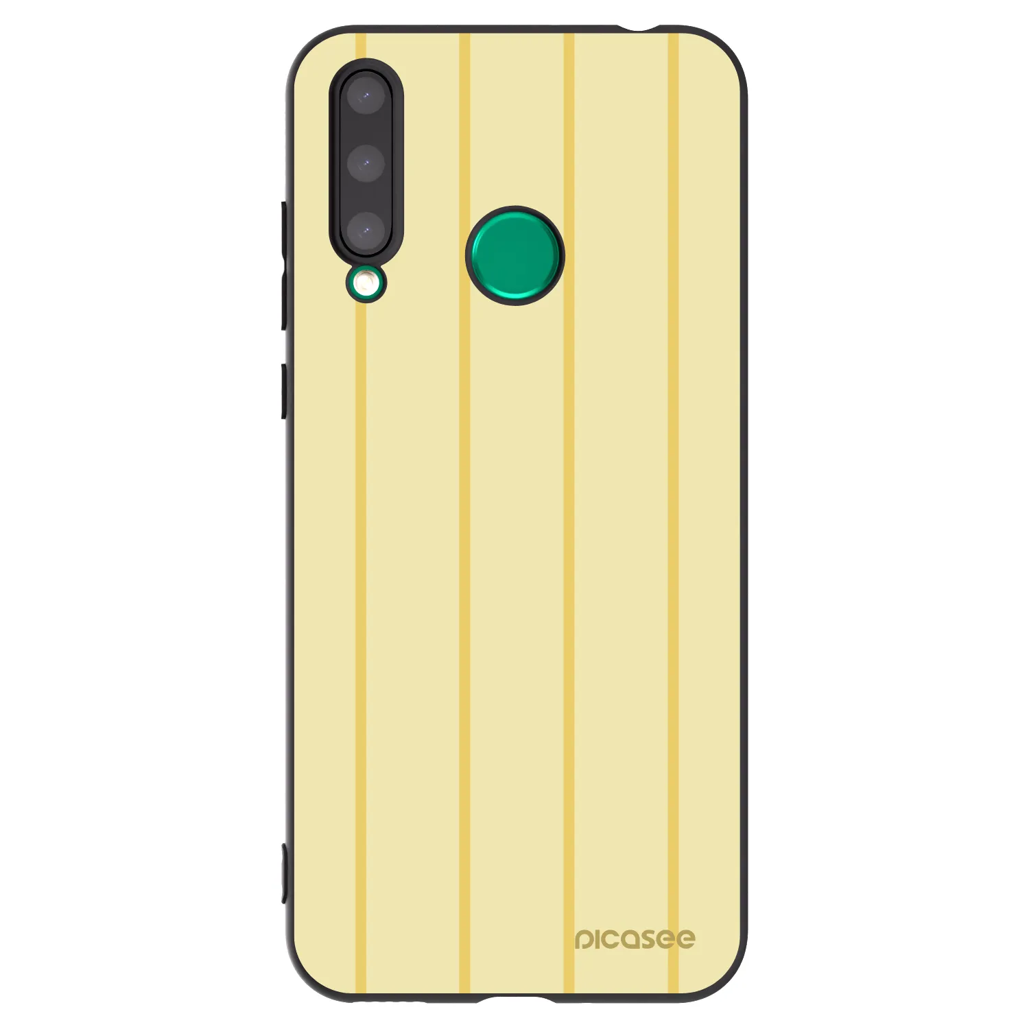 Picasee silikonowe czarne etui na Honor 20 Lite - Liquid sunshine