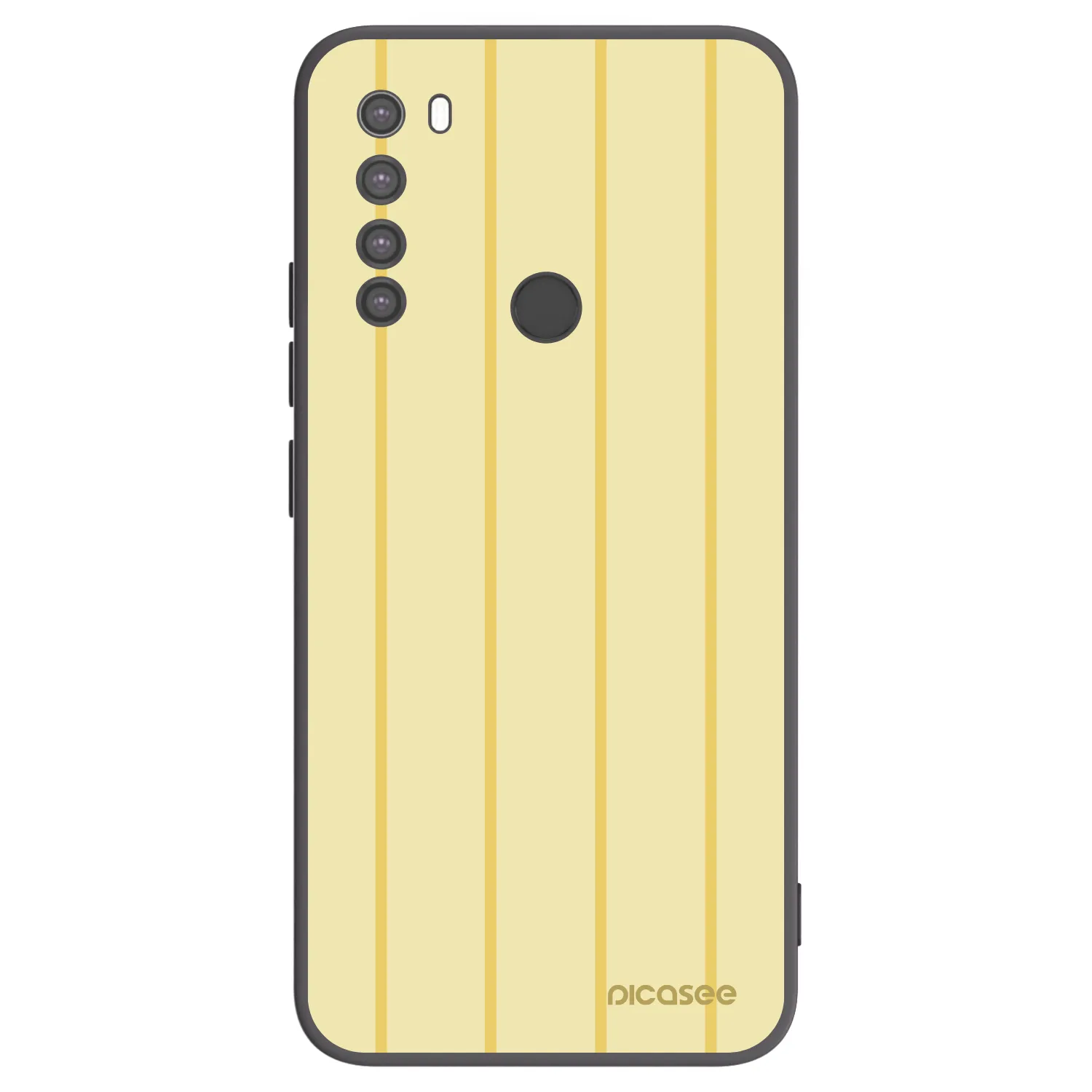 Picasee silikonowe czarne etui na Xiaomi Redmi Note 8 - Liquid sunshine