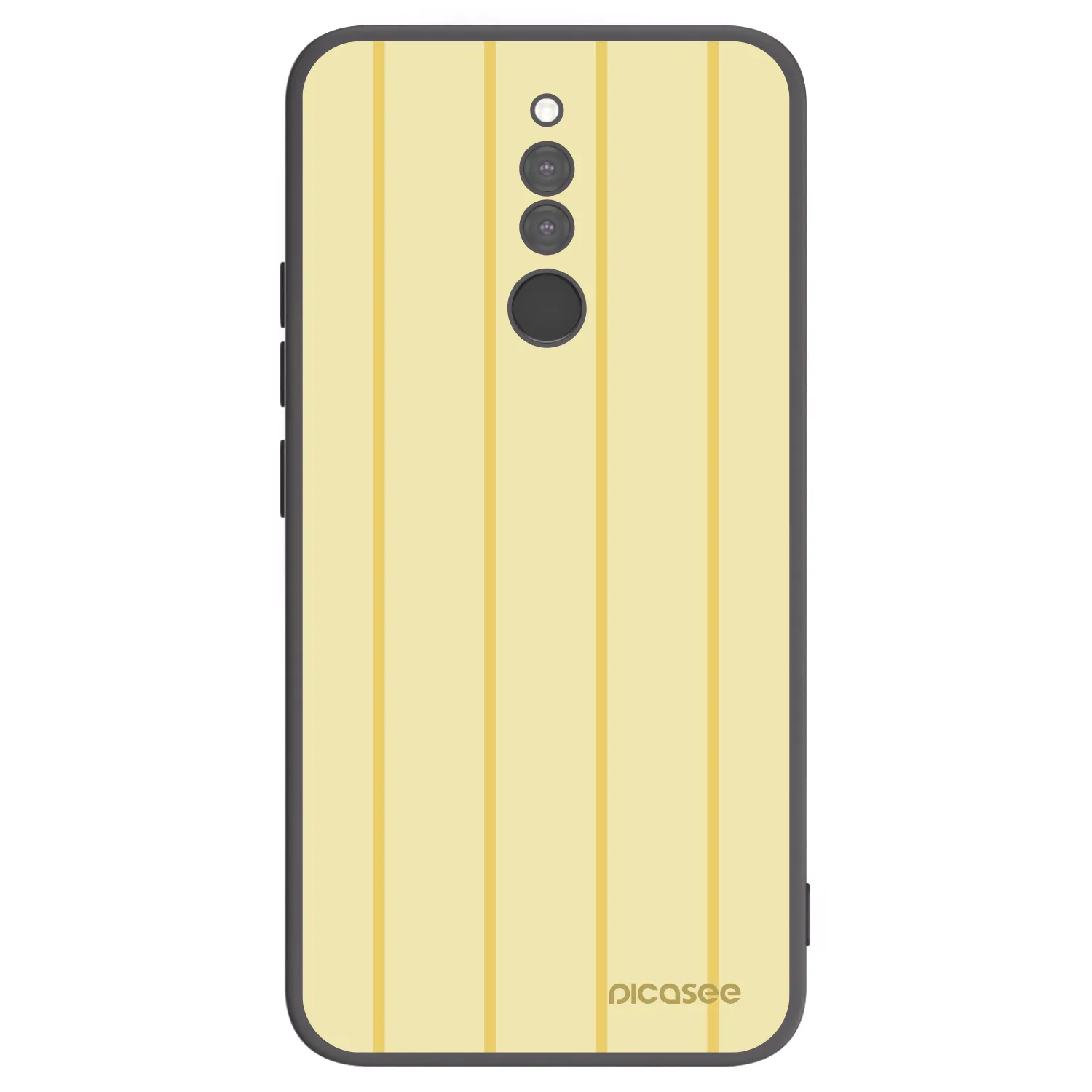 Picasee silikonowe czarne etui na Xiaomi Redmi 8 - Liquid sunshine