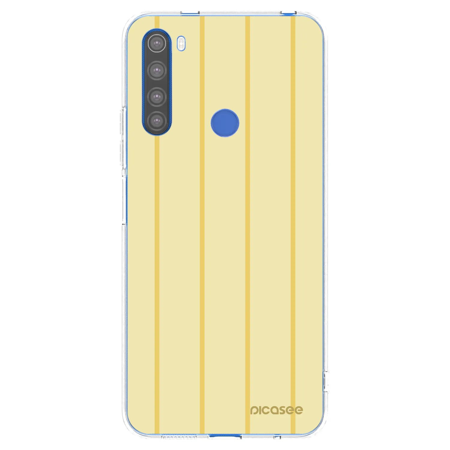 Picasee silikonowe przeźroczyste etui na Xiaomi Redmi Note 8T - Liquid sunshine