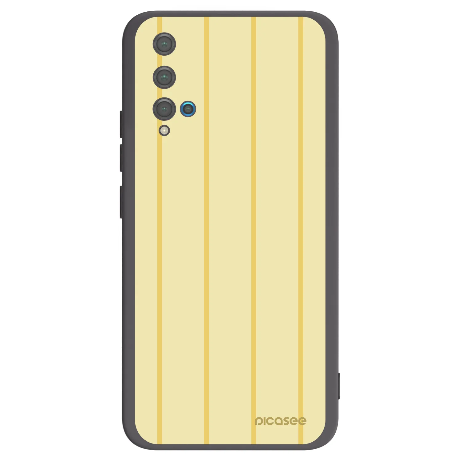 Picasee silikonowe czarne etui na Huawei Nova 5T - Liquid sunshine