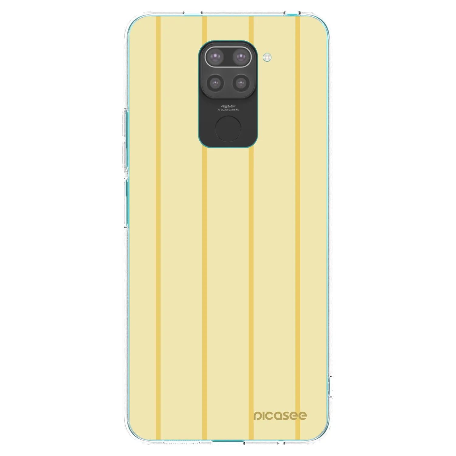 Picasee silikonowe czarne etui na Xiaomi Redmi Note 9 - Liquid sunshine