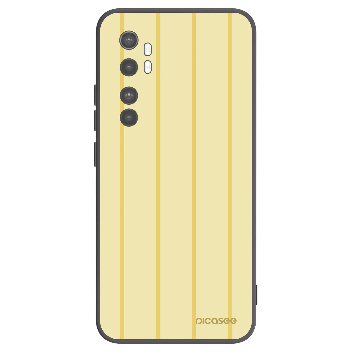 Picasee silikonowe czarne etui na Xiaomi Mi Note 10 Lite - Liquid sunshine