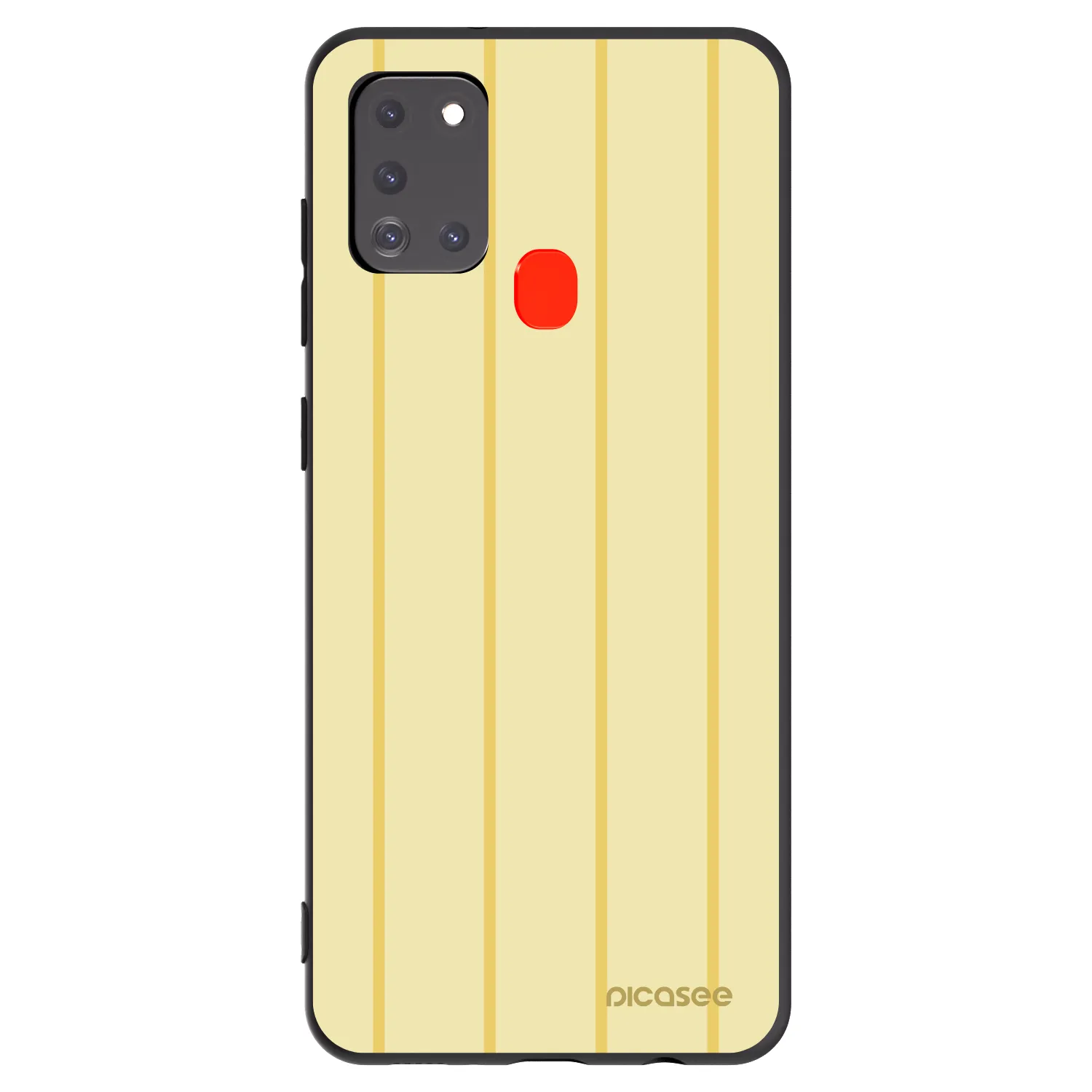 Picasee silikonowe czarne etui na Samsung Galaxy A21s - Liquid sunshine