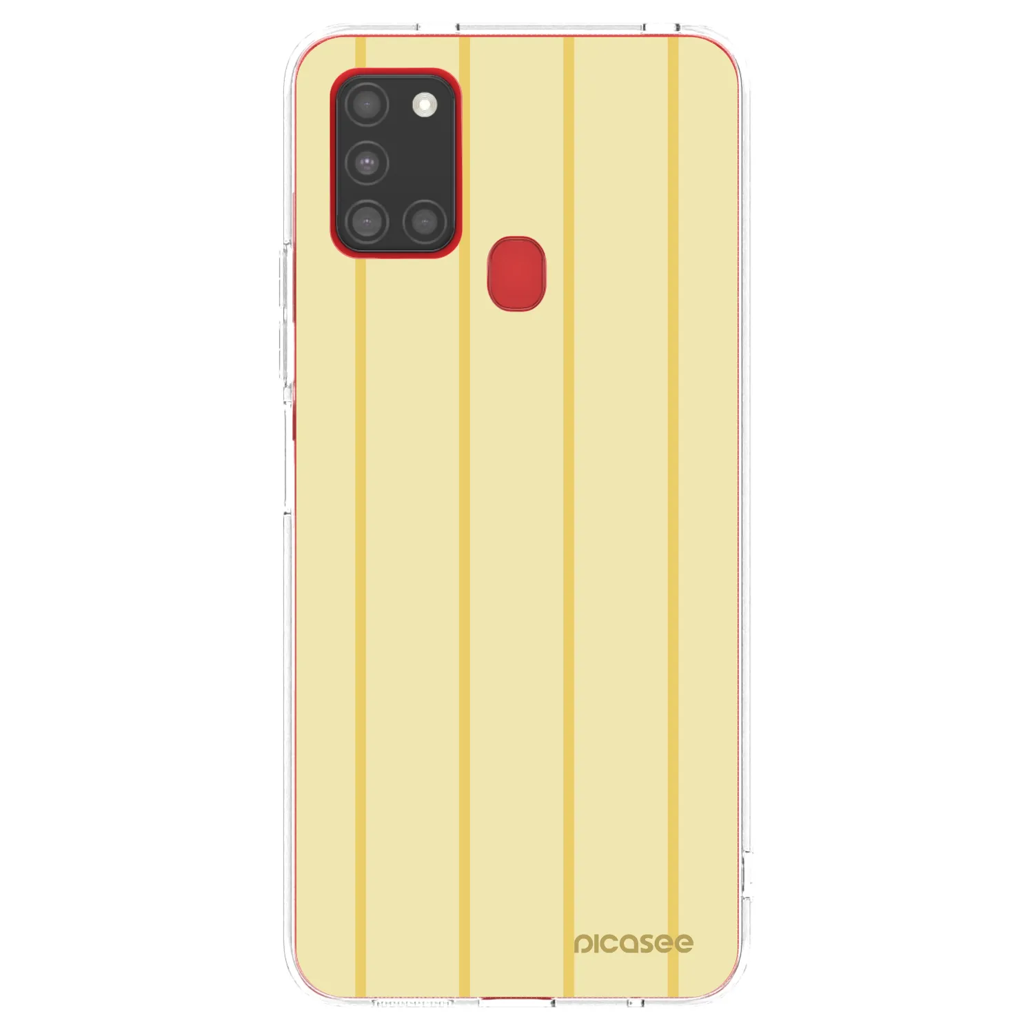 Picasee silikonowe przeźroczyste etui na Samsung Galaxy A21s - Liquid sunshine