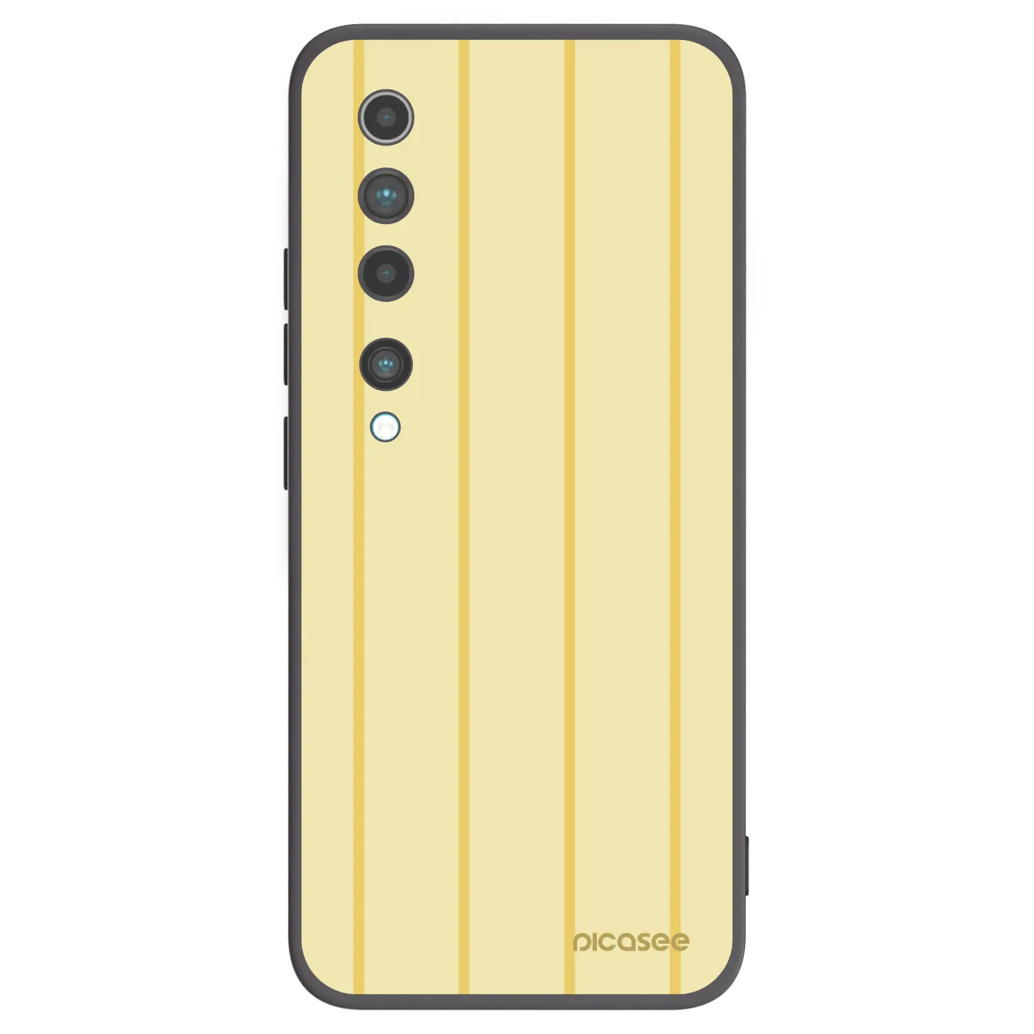 Picasee silikonowe czarne etui na Xiaomi Mi 10 - Liquid sunshine