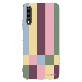 Picasee silikonowe przeźroczyste etui na Honor 9X Pro - Lobby tiles