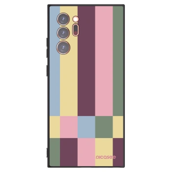 Picasee silikonowe czarne etui na Samsung Galaxy Note 20 Ultra - Lobby tiles