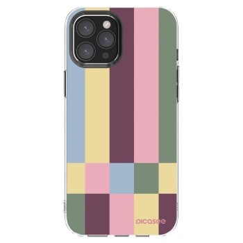 Picasee silikonowe przeźroczyste etui na Apple iPhone 12 Pro Max - Lobby tiles