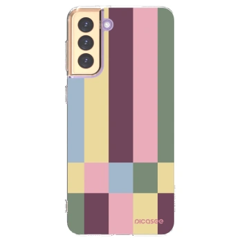 Picasee silikonowe przeźroczyste etui na Samsung Galaxy S21+ 5G G996F - Lobby tiles