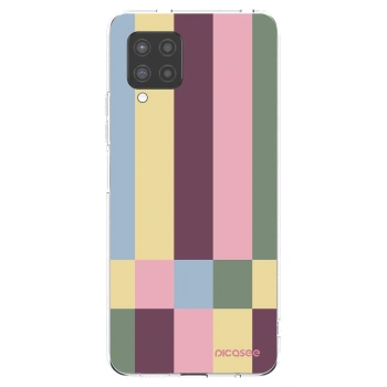 Picasee silikonowe przeźroczyste etui na Samsung Galaxy A42 A426B - Lobby tiles