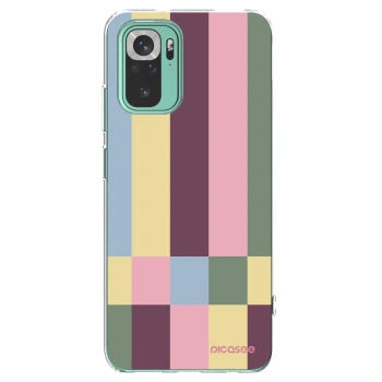 Picasee silikonowe przeźroczyste etui na Xiaomi Redmi Note 10 Pro - Lobby tiles