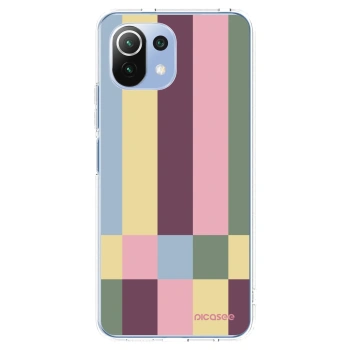Picasee silikonowe przeźroczyste etui na Xiaomi Mi 11 Lite - Lobby tiles