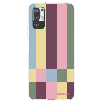 Picasee silikonowe przeźroczyste etui na Xiaomi Redmi Note 10 5G - Lobby tiles