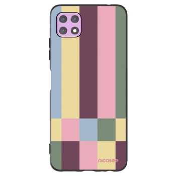 Picasee silikonowe czarne etui na Samsung Galaxy A22 A226B 5G - Lobby tiles