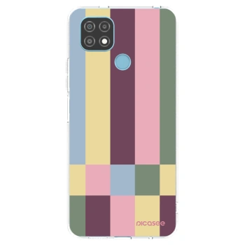 Picasee silikonowe przeźroczyste etui na Realme C21 - Lobby tiles