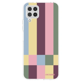 Picasee silikonowe przeźroczyste etui na Samsung Galaxy A22 A225F 4G - Lobby tiles