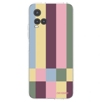 Picasee silikonowe przeźroczyste etui na Vivo Y33s - Lobby tiles