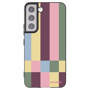 Picasee silikonowe czarne etui na Samsung Galaxy S22 5G - Lobby tiles