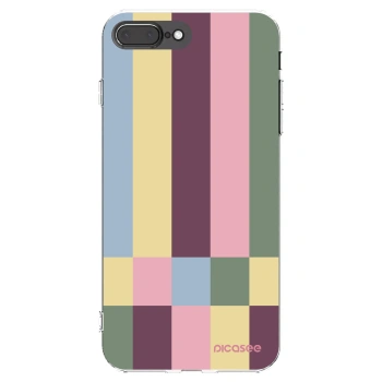 Picasee silikonowe przeźroczyste etui na Apple iPhone 7 Plus - Lobby tiles