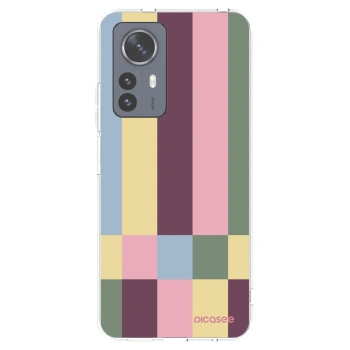 Picasee silikonowe przeźroczyste etui na Xiaomi 12 Pro - Lobby tiles