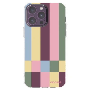 Picasee silikonowe przeźroczyste etui na Apple iPhone 14 Pro Max - Lobby tiles