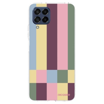 Picasee silikonowe przeźroczyste etui na Samsung Galaxy M53 5G - Lobby tiles