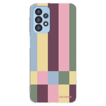 Picasee silikonowe przeźroczyste etui na Samsung Galaxy A23 A235F 4G - Lobby tiles