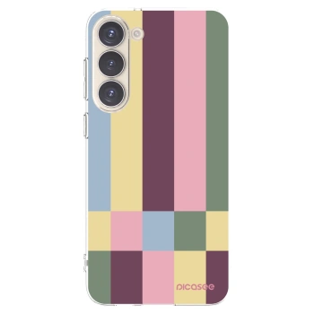 Picasee silikonowe przeźroczyste etui na Samsung Galaxy S23+ 5G - Lobby tiles