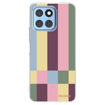Picasee silikonowe przeźroczyste etui na Honor X6 - Lobby tiles
