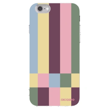 Picasee silikonowe przeźroczyste etui na Apple iPhone 6/6S - Lobby tiles
