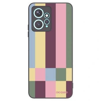 Picasee silikonowe czarne etui na Xiaomi Redmi Note 12 4G - Lobby tiles