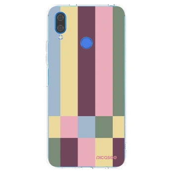 Picasee silikonowe przeźroczyste etui na Huawei Nova 3 - Lobby tiles