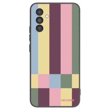 Picasee silikonowe czarne etui na Samsung Galaxy A04s A047F - Lobby tiles